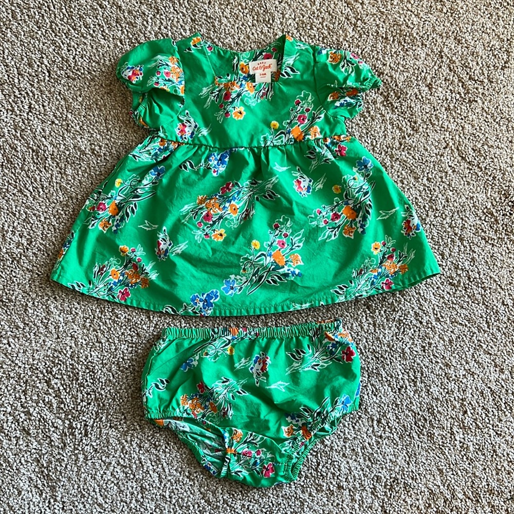 Floral Dress & Bloomers